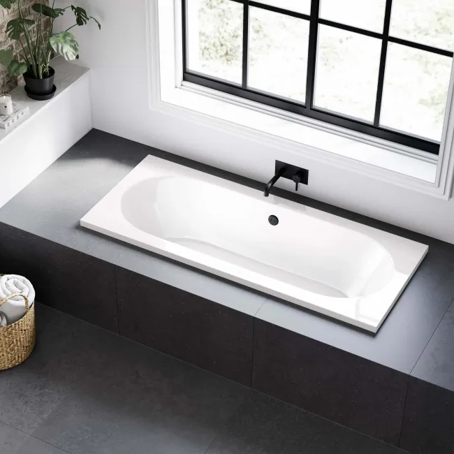York 1700x750 Round Double Ended Bath