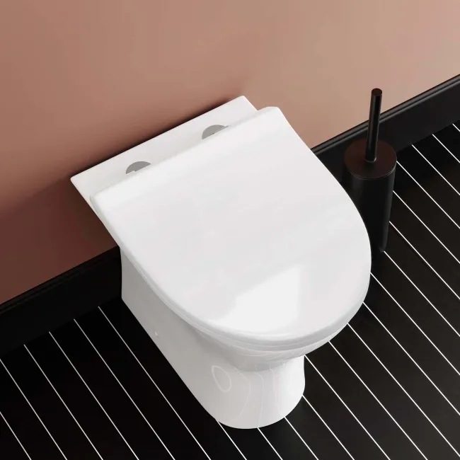 Orlando Back To Wall Toilet With Soft Close Slim Seat