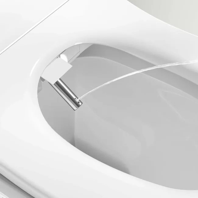 Denver Rimless Close Coupled Toilet With Smart Bidet Seat