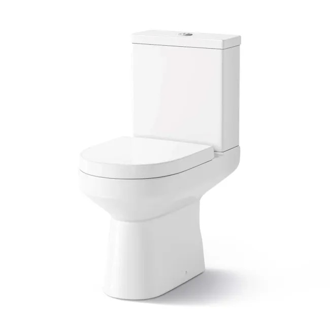 Denver Close Coupled Toilet & Pedestal Basin Set