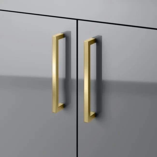 Harper Stone Grey Combination Vanity Basin and Tucson Toilet 1200mm - Brushed Brass Accents - Left Handed