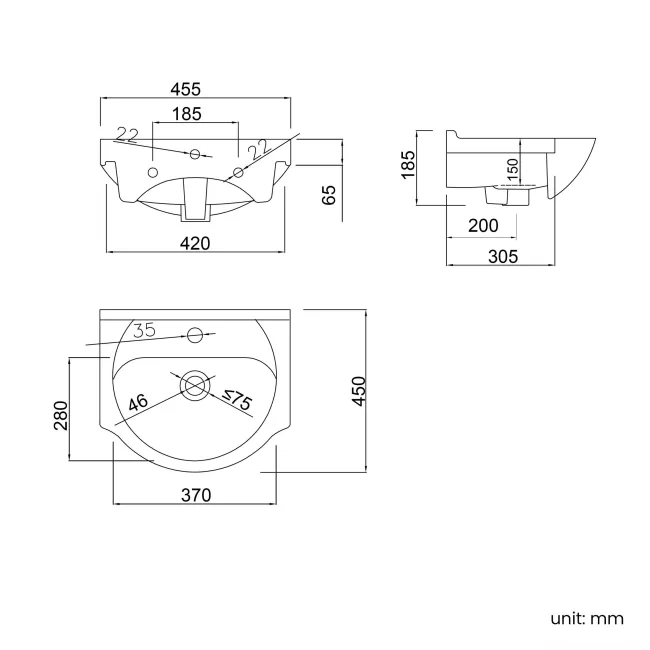 Quartz Gloss White Combination Vanity Basin and Austin Toilet 950mm