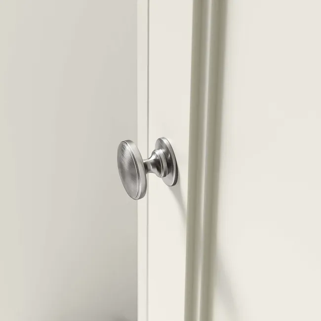 Monaco Chalk White Floor Standing Tall Cabinet Unit 300mm