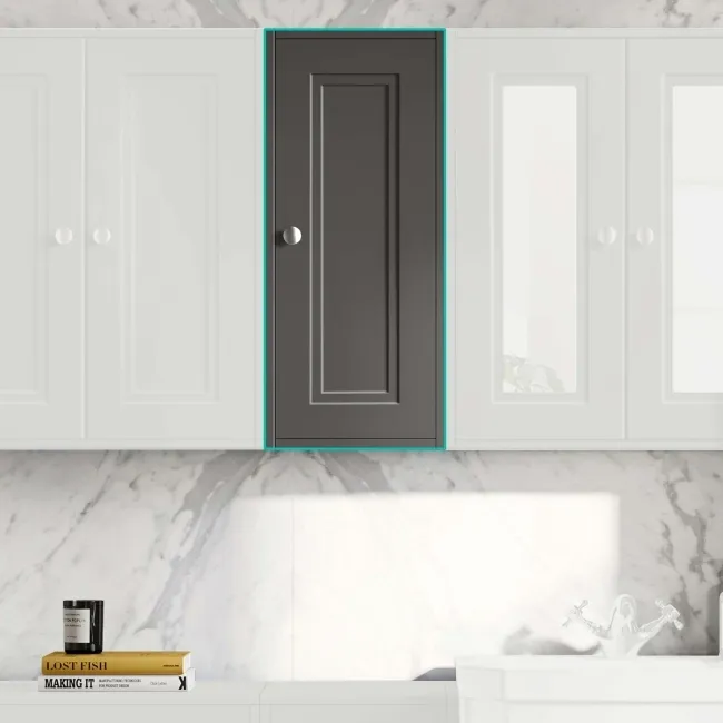 Graphite Grey Wall Hung Cabinet 700x300mm