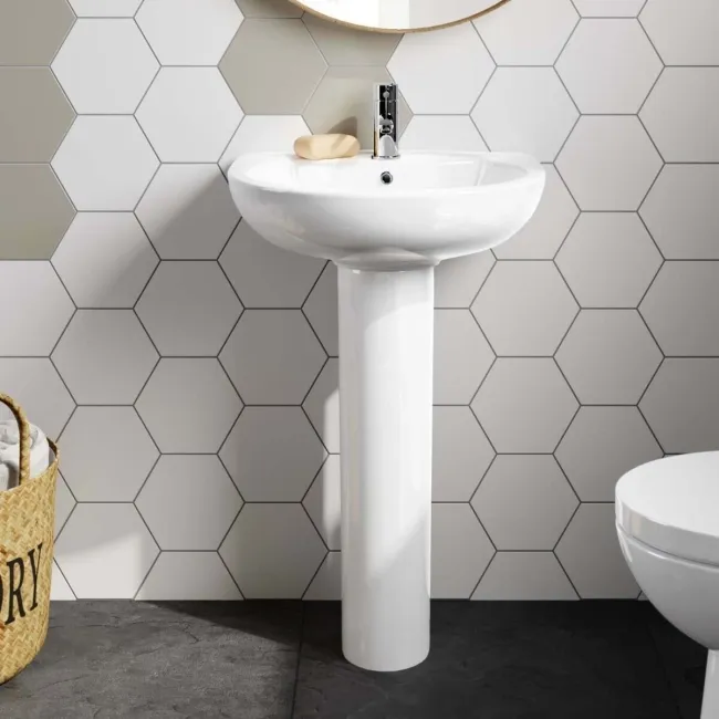 Austin Pedestal Basin 550mm