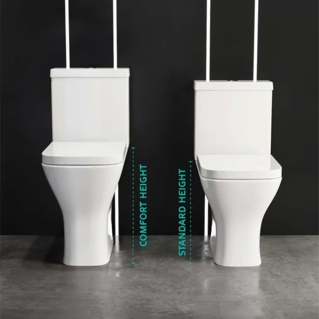Atlanta Comfort Close Coupled Toilet & Pedestal Basin Set