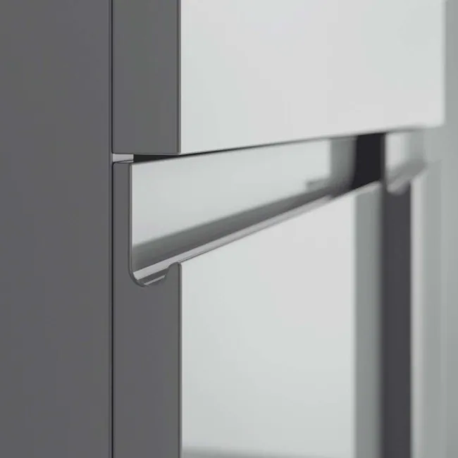 Trent Stone Grey Cabinet with Marble Top 1200mm - Excludes Counter Top Basins