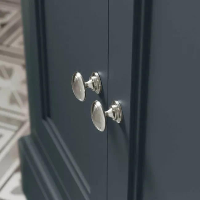 Lucia Inky Blue Cabinet with Marble Top 1200mm - Excludes Counter Top Basins