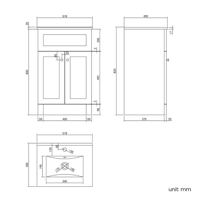 Milos Fog Grey Combination Vanity Basin and Houston Toilet 1000mm - Chrome Handles