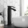Welland Matt Black High Rise Basin Mixer Tap