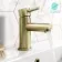 Wye Brushed Brass Basin Mixer Tap