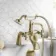 Nairn Traditional Brushed Brass Bath Shower Mixer Tap
