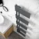 Seville Anthracite Designer Flat Panel Heated Towel Rail 1600x450mm