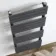 Santorini Anthracite Flat Panel Heated Towel Rail 1600x450mm
