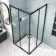 London Matt Black 6mm Corner Entry Shower Enclosure 900x900mm