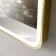 Olivia Brushed Brass Illuminated LED Mirror 600x1000mm