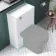 Mersey Gloss White Slimline Back To Wall Toilet Unit 500mm
