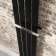 Chrome Towel Hanger 300mm for Single Flat Panel Radiator