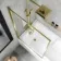 Dover 1600x750 Keyhole Shower Bath & 6mm Easy Clean Brushed Brass Framed Bath Screen