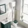 Hudson Traditional Toilet With High-Level Cistern and Midnight Green Wooden Seat