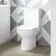 Manhattan Slimline 560 Depth Rimless Close Coupled Toilet With Soft Close Seat