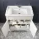 Lucia Chalk White Basin Vanity 830mm