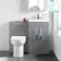 Avon Stone Grey Combination Vanity Basin and Aruba Toilet 1000mm