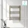 Barcelona Electric Antique Gold Straight Heated Towel Rail 800x600mm