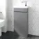 Trent Stone Grey Cloakroom Floor Standing Basin Vanity 400mm