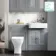 Monaco Dove Grey Combination Vanity Basin with Marble Top & Atlanta Toilet 1200mm