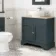 Lucia Inky Blue Vanity with Oak Effect Top & Oval Counter Top Basin 840mm