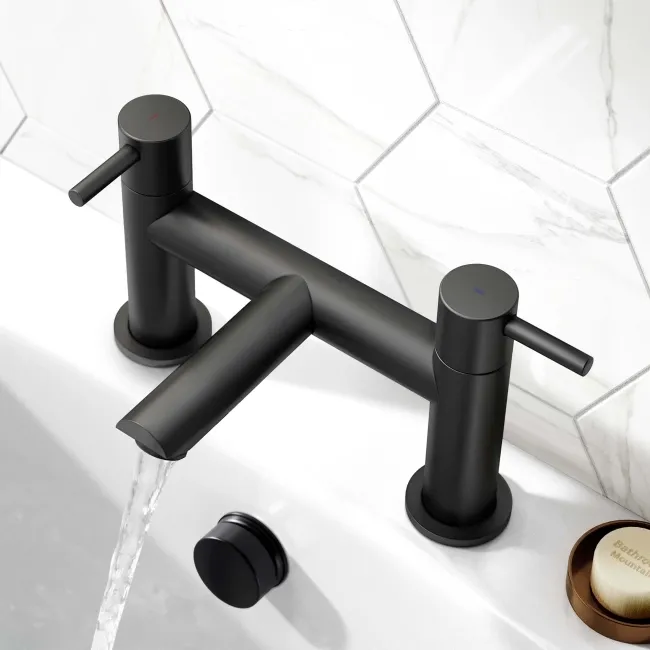 Wye Matt Black Bath Filler
