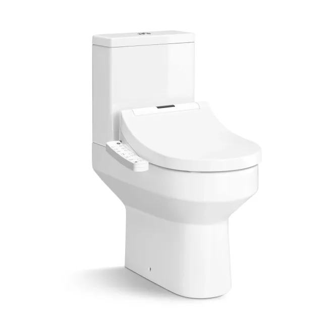 Denver Rimless Close Coupled Toilet With Smart Bidet Seat