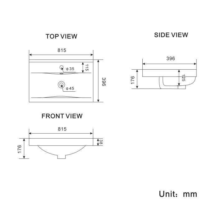 Bermuda Inky Blue Basin Vanity Drawer and Back To Wall Toilet 1300mm (Excludes Pan & Cistern)