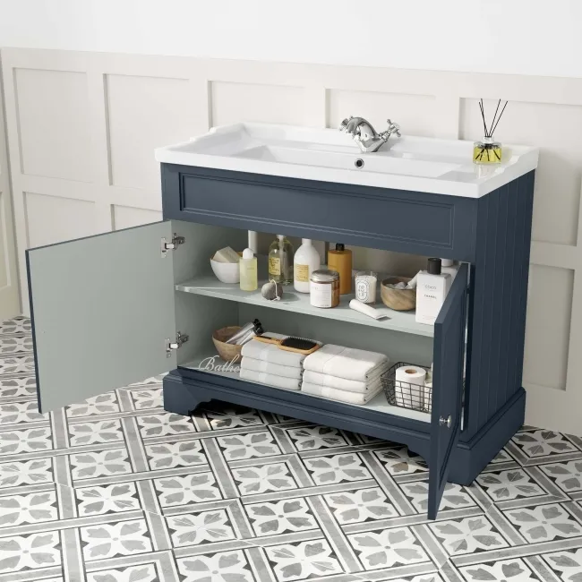 Lucia Inky Blue Basin Vanity 1030mm
