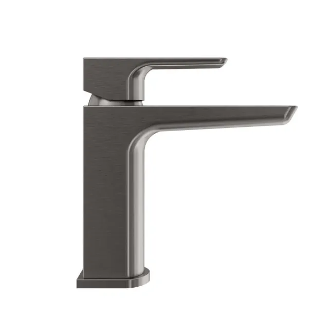 Soar Gunmetal Grey Basin & Shower Bath Mixer Tap Set