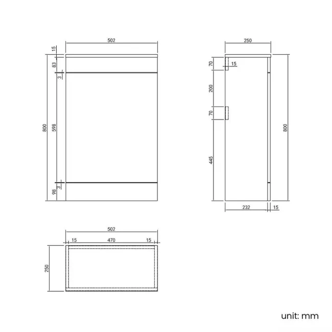 Mersey Gloss White Combination Vanity Basin and Houston Toilet 1100mm