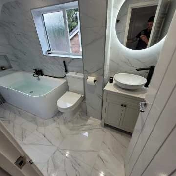 Bond 1700mm Back To Wall Bath