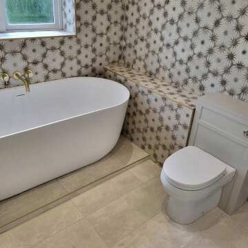 Barcelona Brushed Brass Straight Heated Towel Rail 1600x500mm