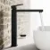 Lea Matt Black High Rise Basin Mixer Tap