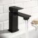 Mersey Matt Black Basin Mixer Tap