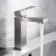 Dart Brushed Stainless Steel Basin Mixer Tap
