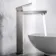 Dart Brushed Stainless Steel High Rise Basin Mixer Tap