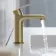 Tay Brushed Brass Basin Mixer Tap