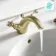 Beauly Traditional Brushed Brass Basin Mixer Tap