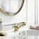 Nairn Traditional Brushed Brass Basin Mixer Tap