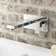 Lea Chrome Wall Mounted Bath Filler