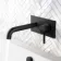 Trent Matt Black Wall Mounted Bath Filler