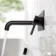 Trent Matt Black Wall Mounted Bath Filler