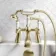 Cherwell Traditional Brushed Brass Bath Shower Mixer Tap